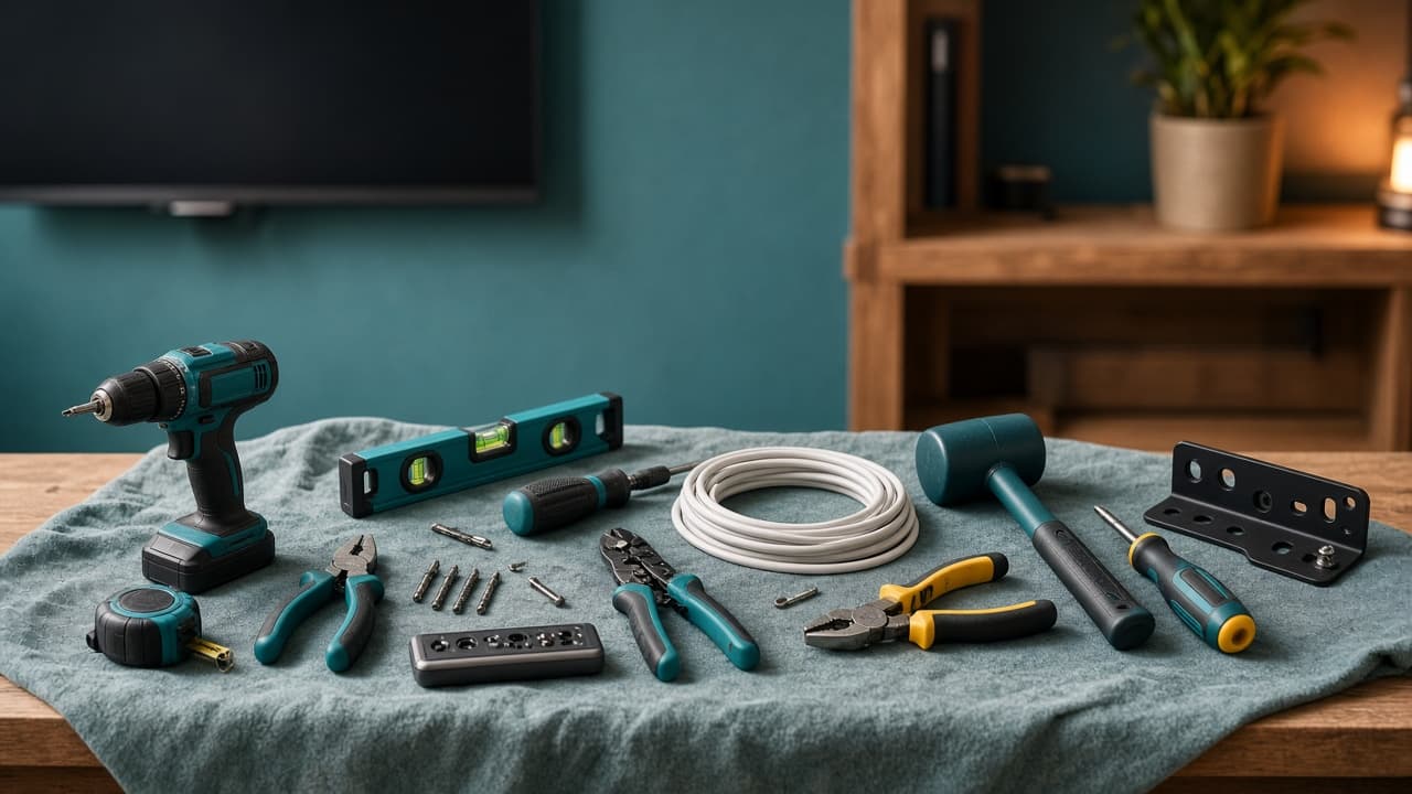 TV mounting and lighting: when to check an EMSD-registered electrician
